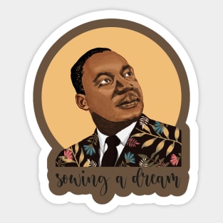 Martin Luther King Portrait Sticker